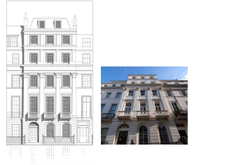 Wilton Crescent, Robin Walker Architects, Residential architecture, London, UK, RIBA.